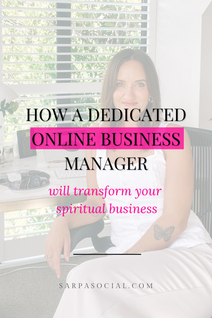 online business manager spiritual business
