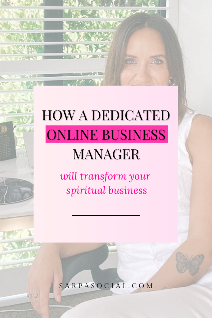 online business manager spiritual business