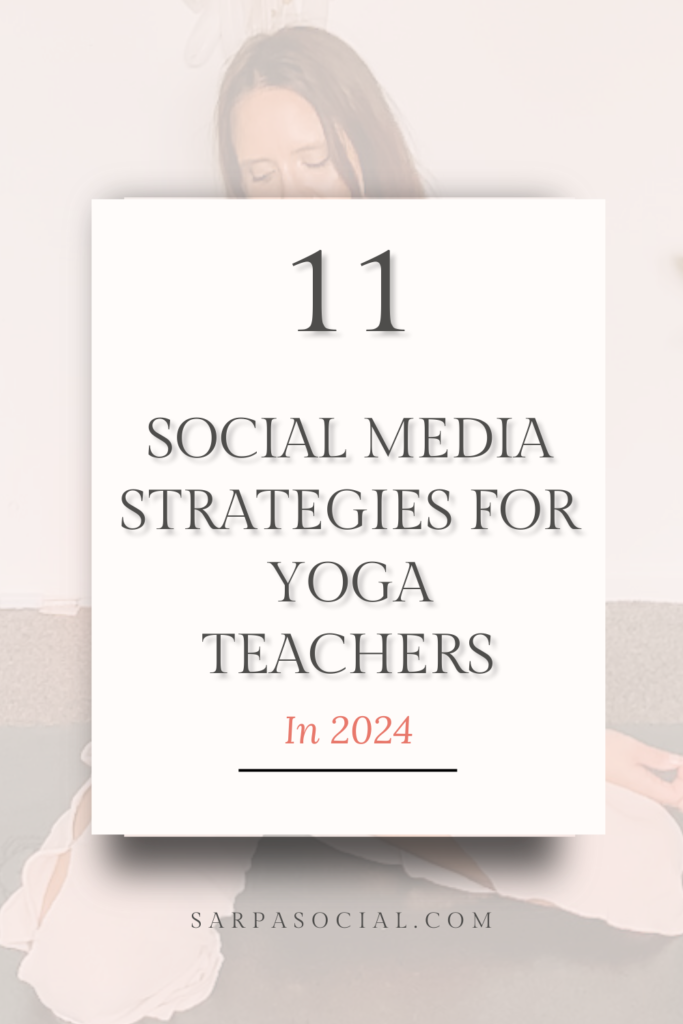 social media strategies for yoga teachers