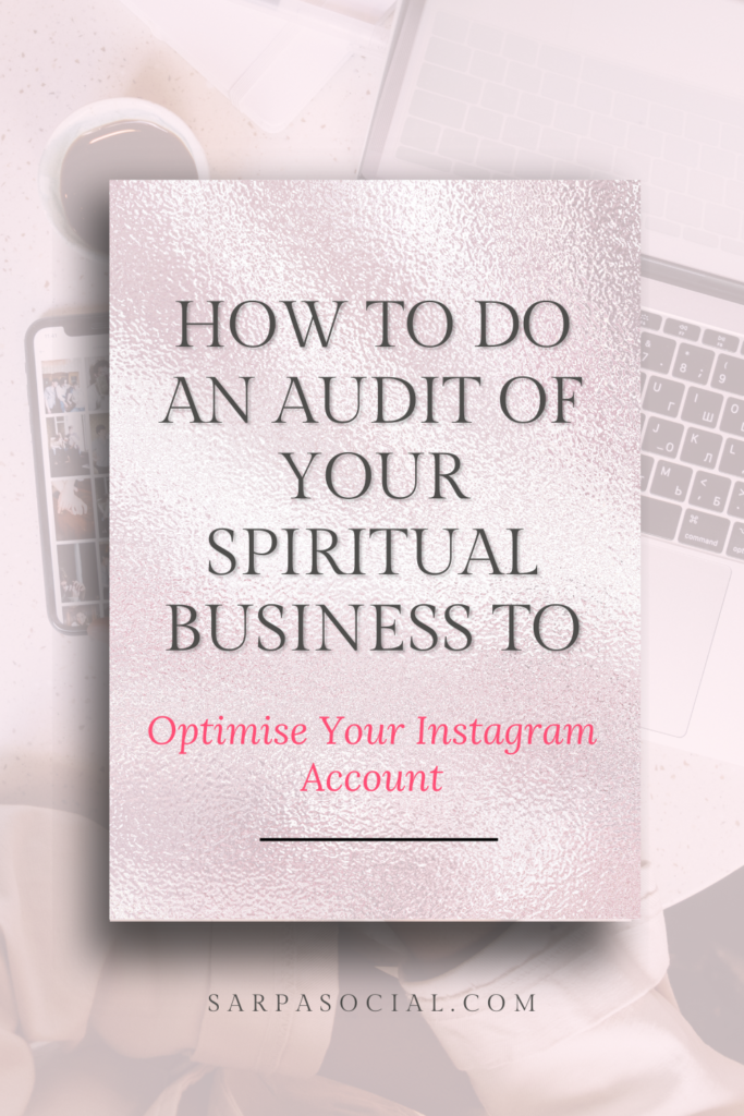 instagram audit for spiritual businesses