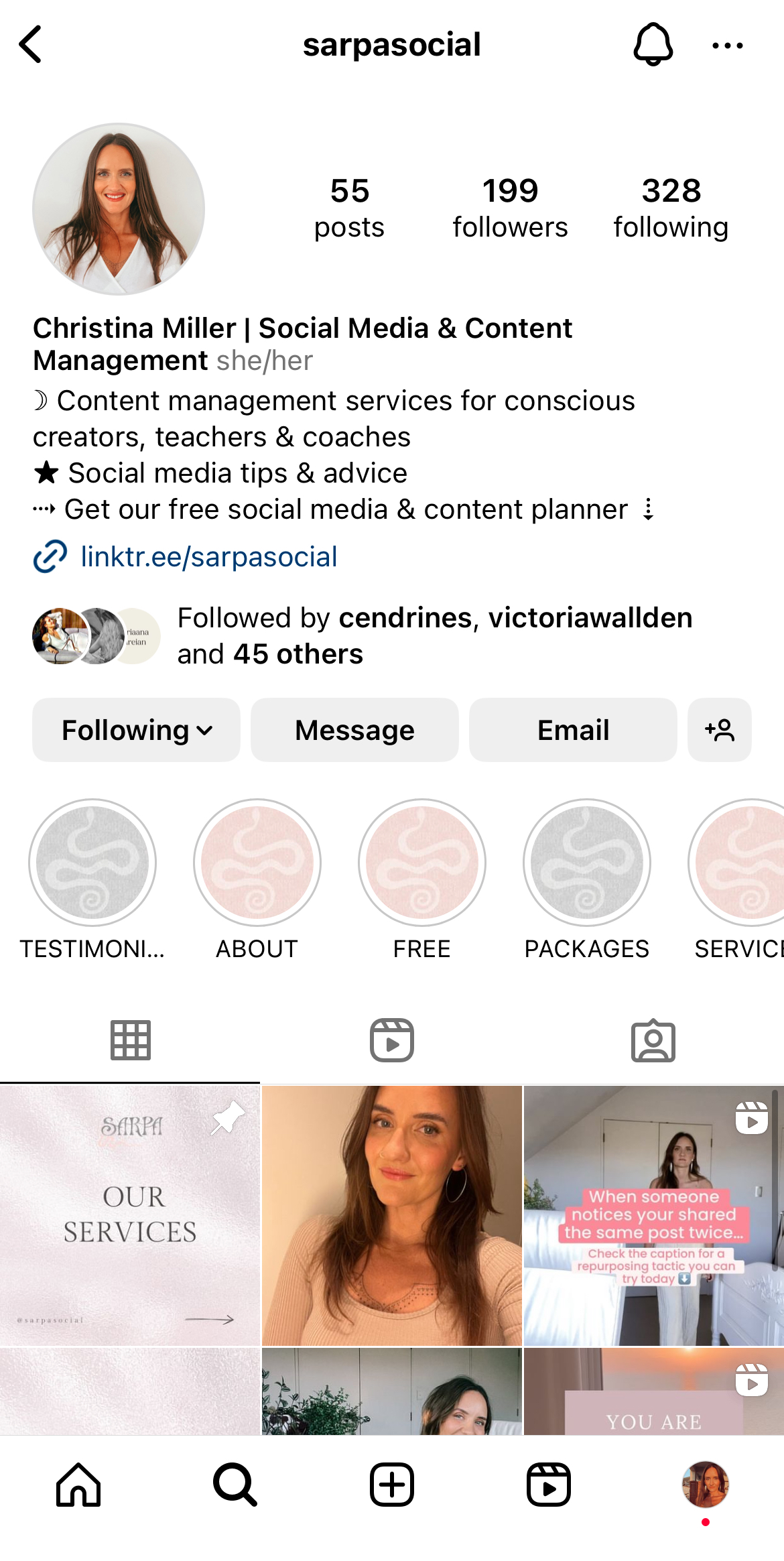 instagram audit for spiritual businesses