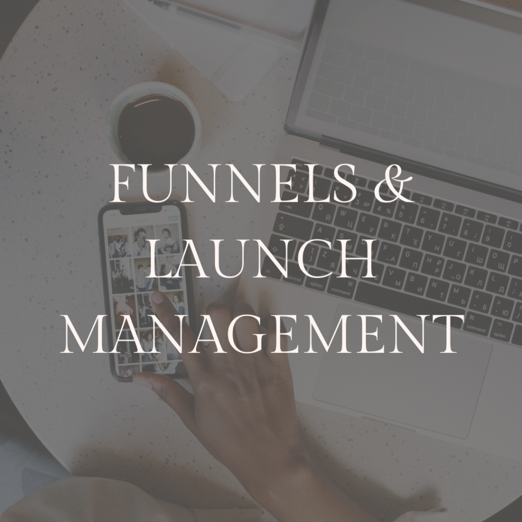 Funnels and launch management for spiritual businesses