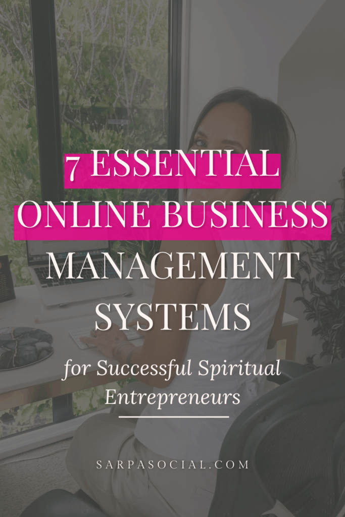 essential systems for online spiritual businesses
